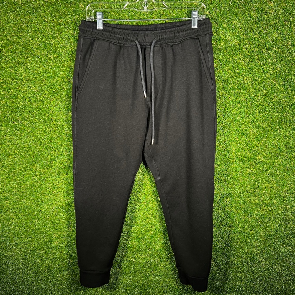 American‎ Eagle 24/7 Joggers Mens Medium Black Tapered Tech Sweatpants